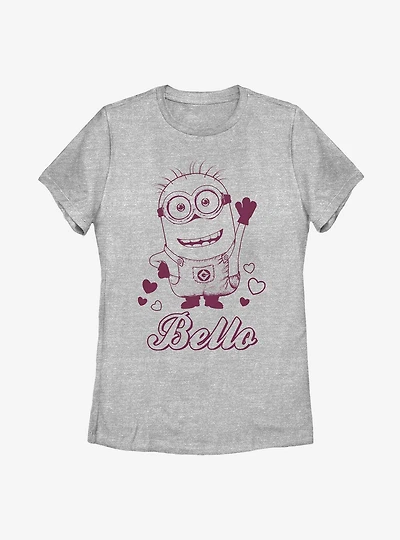Minions Hello Bello Womens T-Shirt