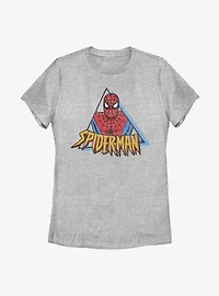 Marvel Spider-Man Triangle Womens T-Shirt