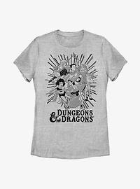 Dungeons & Dragons Group Ray Womens T-Shirt