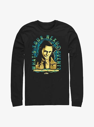 Marvel Loki Clocks Ticking Long-Sleeve T-Shirt