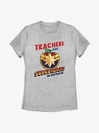 Marvel Captain Teacher Hero Womens T-Shirt