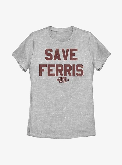 Ferris Bueller's Day Off Save Him Now Womens T-Shirt
