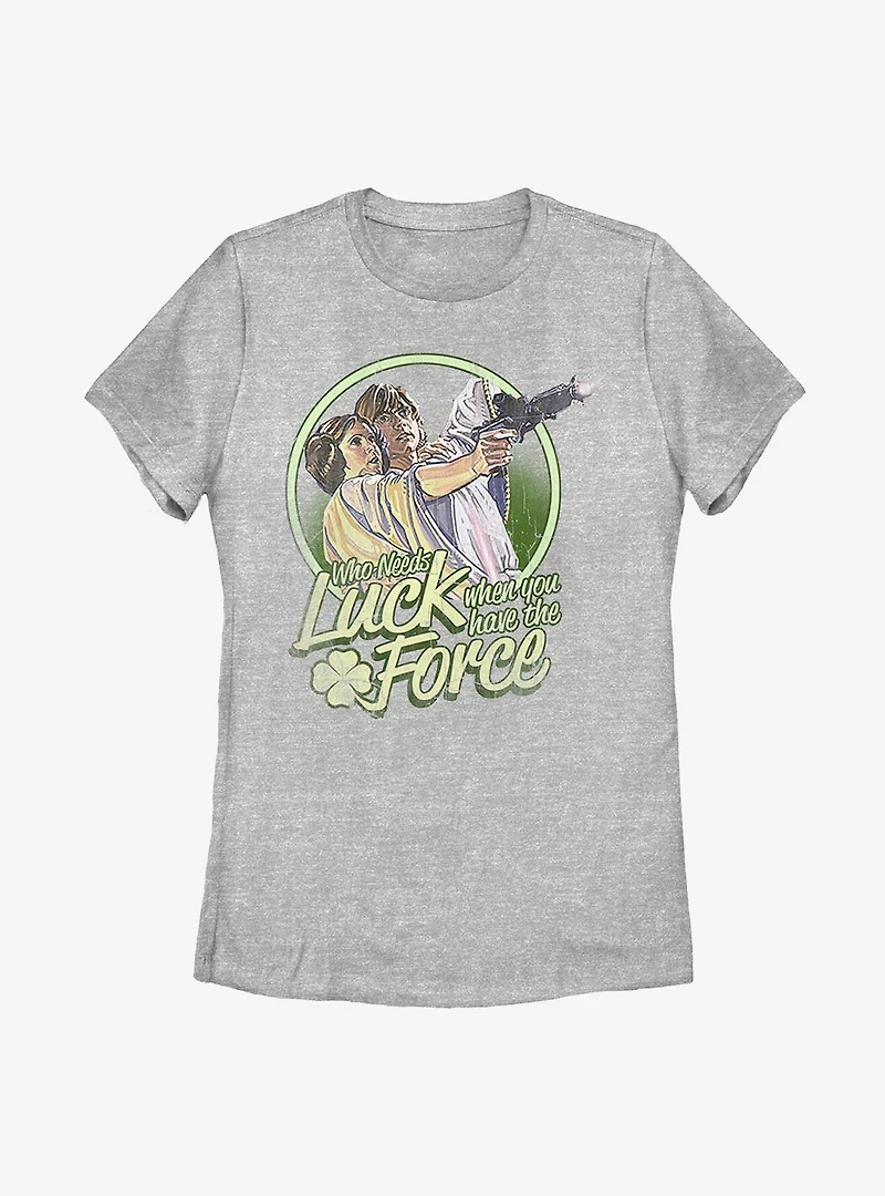 Star Wars Force Luck Womens T-Shirt