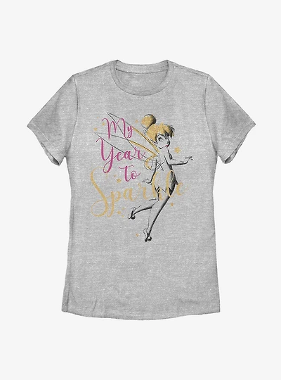 Disney Tinker Bell Sparkle Year Womens T-Shirt