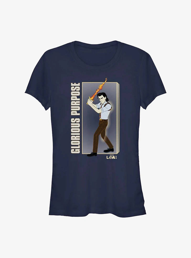 Marvel Loki Glorious Purpose Cartoon T-Shirt