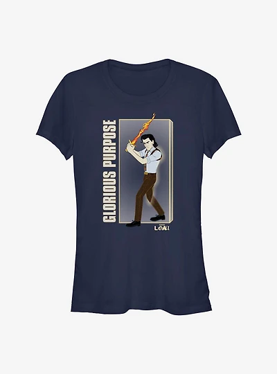 Marvel Loki Glorious Purpose Cartoon T-Shirt