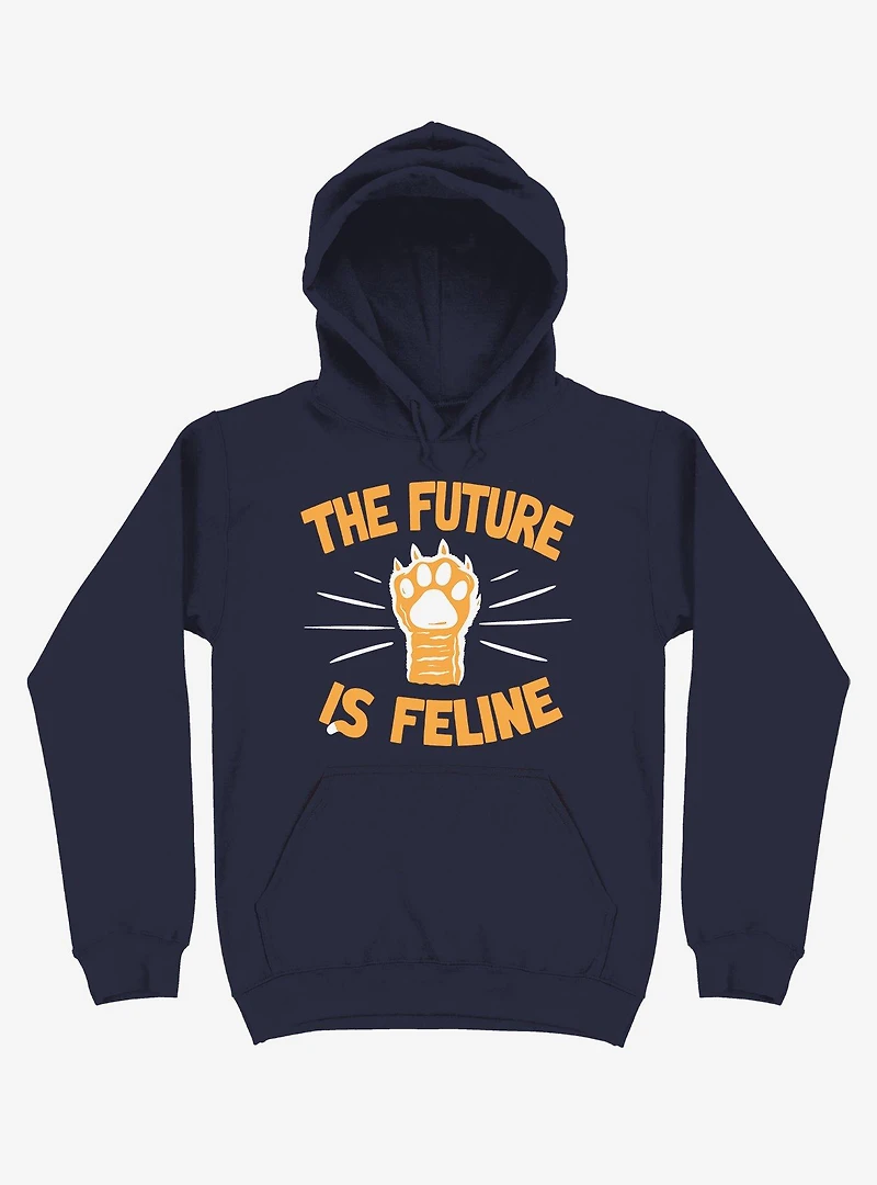 The Future Is Feline Cat Hoodie