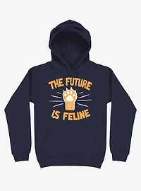 The Future Is Feline Cat Hoodie