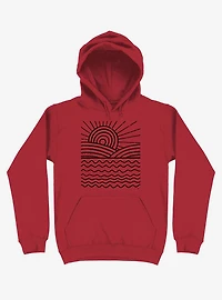 Ocean And Sun Art Hoodie
