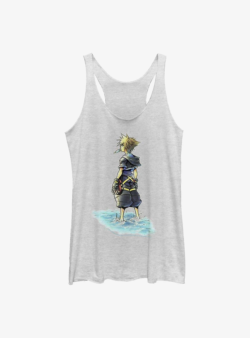 Disney Kingdom Hearts Feet Wet Girls Tank Htr
