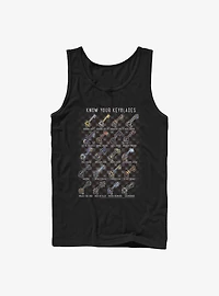 Disney Kingdom Hearts Keyblades Chart Tank
