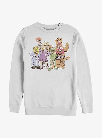 Disney The Muppets Muppet Gang Crew Sweatshirt