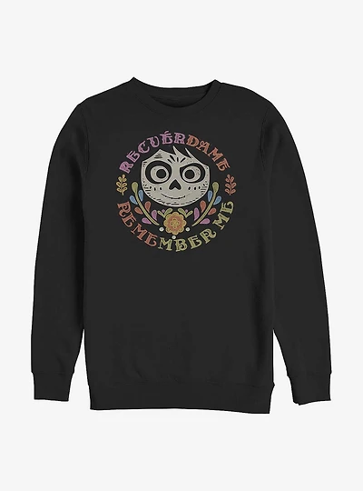 Disney Pixar Coco Remember Me Crew Sweatshirt