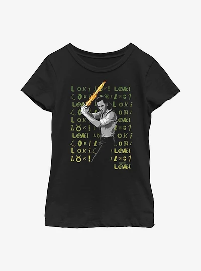 Marvel Loki Did You Get Them All Youth Girls T-Shirt