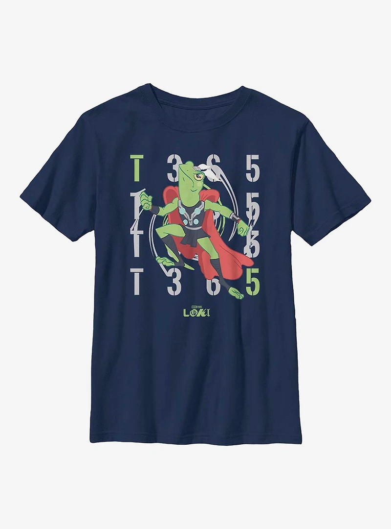 Marvel Loki Thor Frog T365 Throg Youth T-Shirt