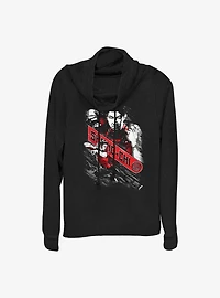 Marvel Shang-Chi And The Legend Of Ten Rings Fists Cowlneck Long-Sleeve Girls Top