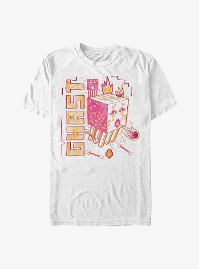 Minecraft Acid Sketch Ghast T-Shirt