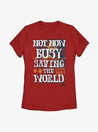 Marvel Captain Underestimate Power Womens T-Shirt