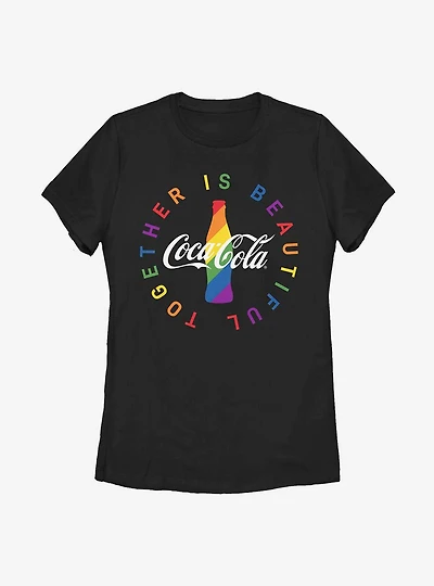 Coca-Cola Beautiful Together Round Womens T-Shirt