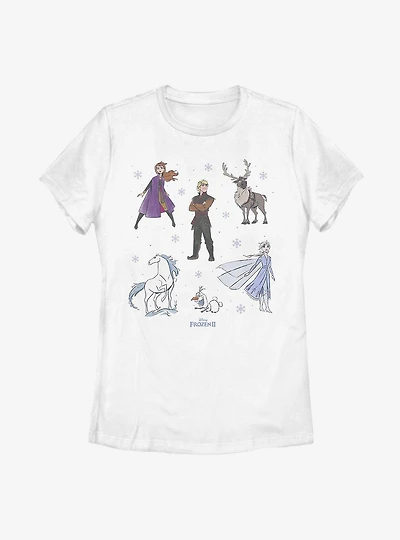 Disney Frozen 2 Doodles Womens T-Shirt