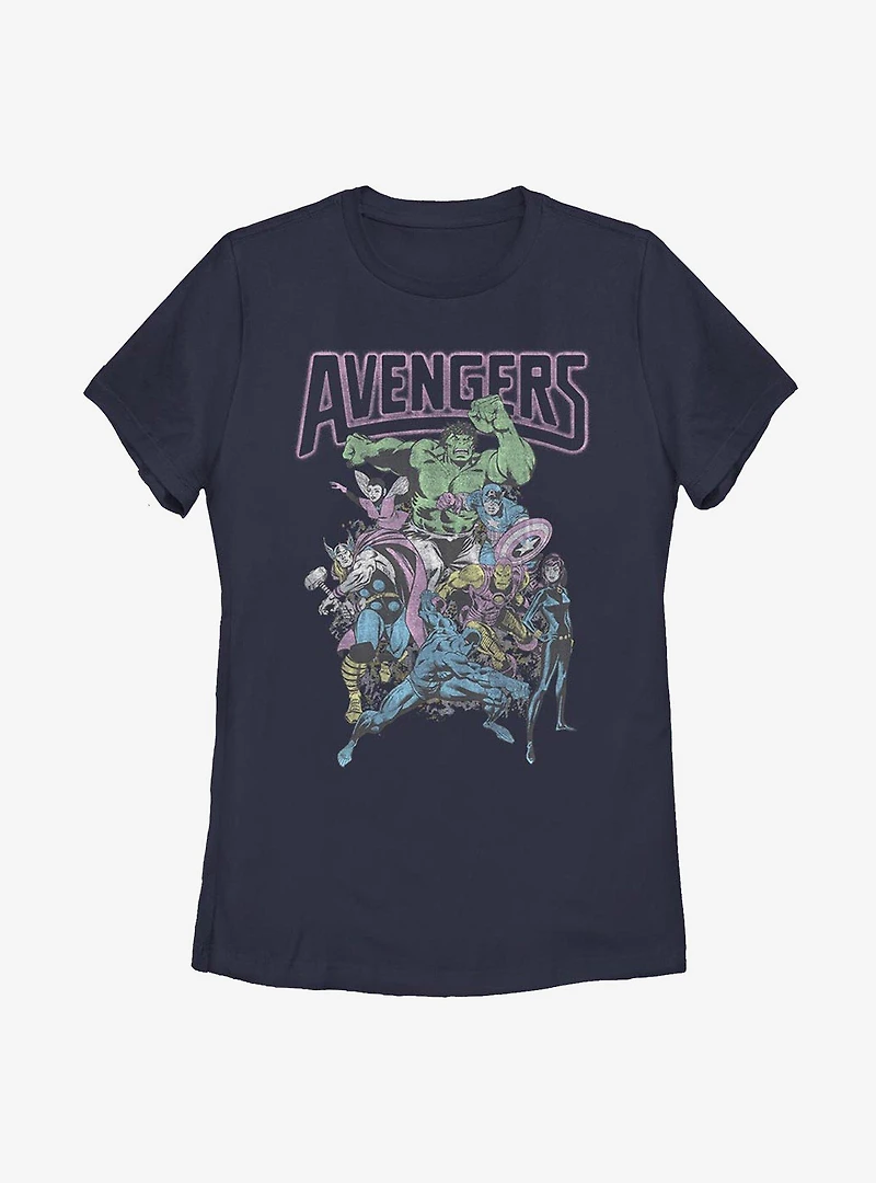Marvel Avengers Band Tee Womens T-Shirt