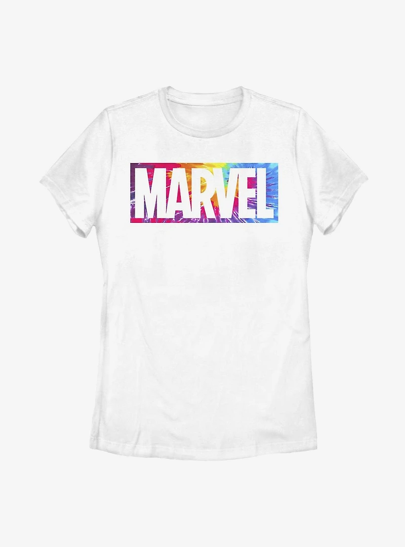 Marvel Brick Tie-Dye Womens T-Shirt