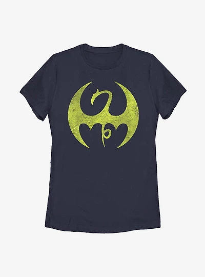 Marvel Iron Logo Womens T-Shirt