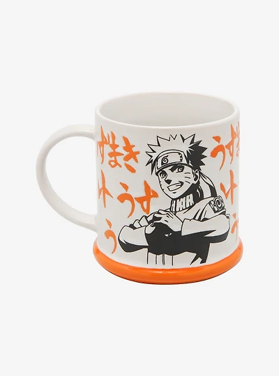 Naruto Shippuden Japanese Text Mug