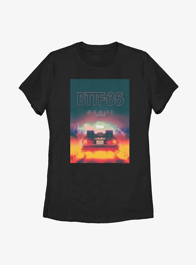 Back To The Future Out A Time Womens T-Shirt