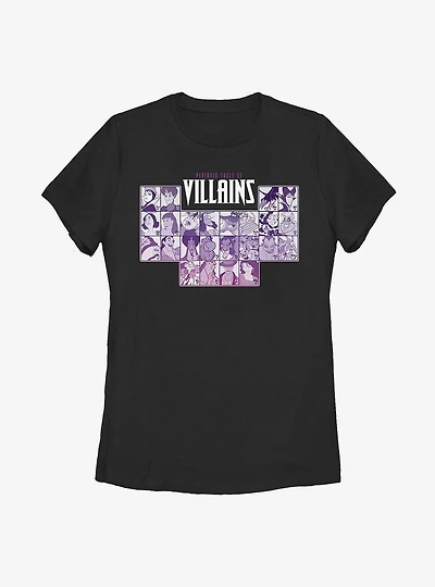Disney Villains Periodic Table Womens T-Shirt