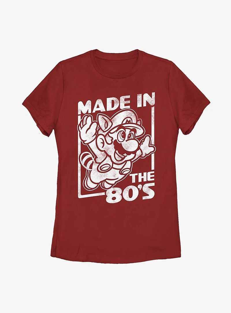 Nintendo Super Mario Made The 80s Womens T-Shirt