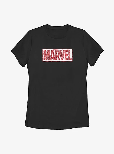 Marvel Scribble Womens T-Shirt
