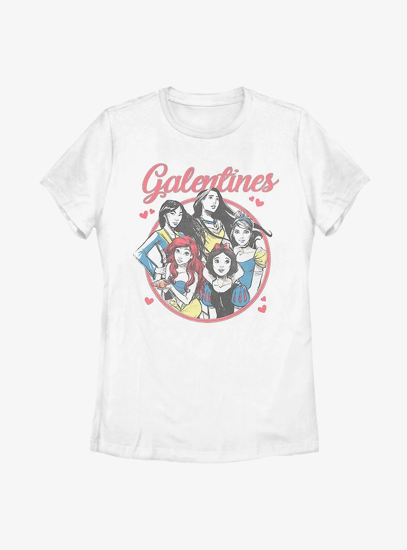 Disney Princesses Galentines Womens T-Shirt