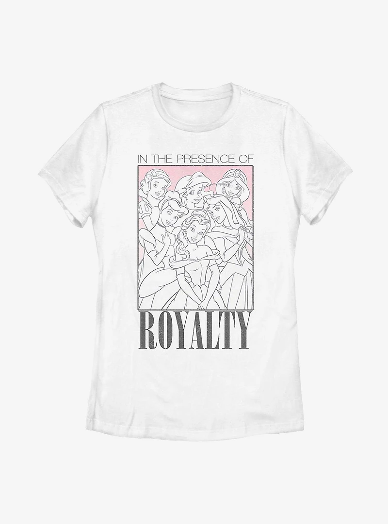 Disney Princesses Presence Of Royalty Womens T-Shirt