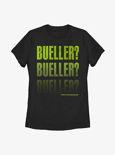 Ferris Bueller's Day Off Bueller Stack Womens T-Shirt