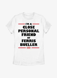 Ferris Bueller's Day Off Personal Friend Womens T-Shirt