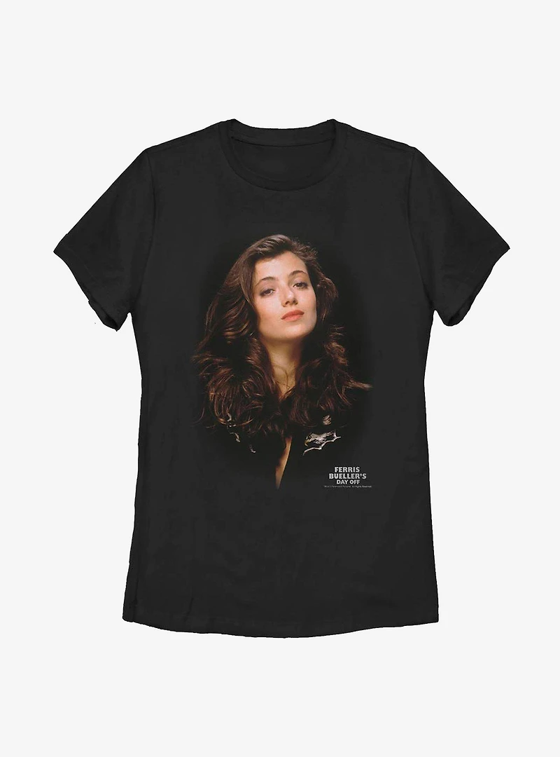 Ferris Bueller's Day Off Sloane Black Womens T-Shirt
