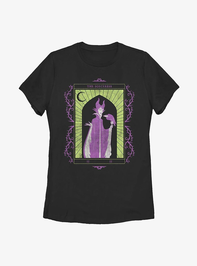 Disney Maleficent Tarot Womens T-Shirt
