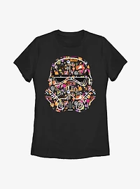 Star Wars Candy Trooper Face Womens T-Shirt