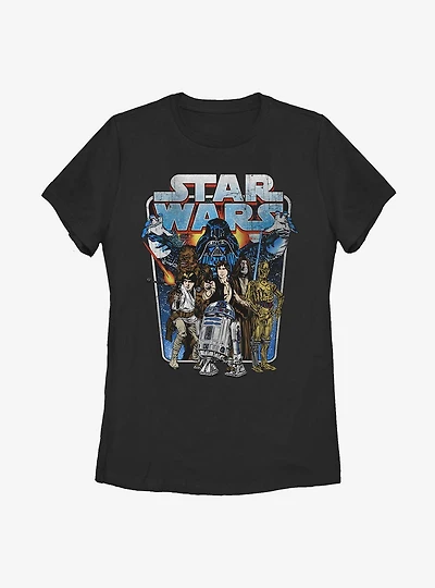 Star Wars Classic Battle Womens T-Shirt