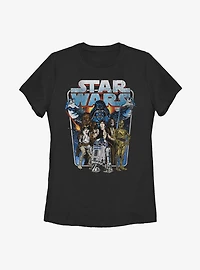 Star Wars Classic Battle Womens T-Shirt