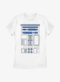 Star Wars R2-D2 Uniform Comp Womens T-Shirt