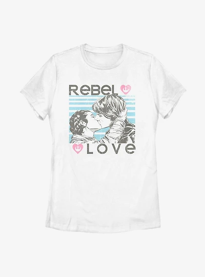Star Wars Rebel Love Womens T-Shirt