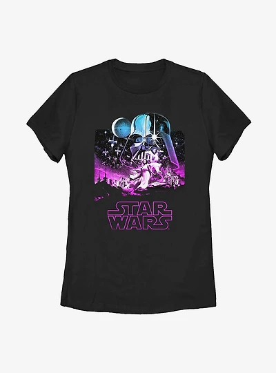 Star Wars Starry Womens T-Shirt