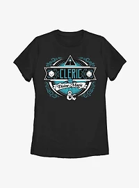 Dungeons & Dragons Cleric Label Womens T-Shirt