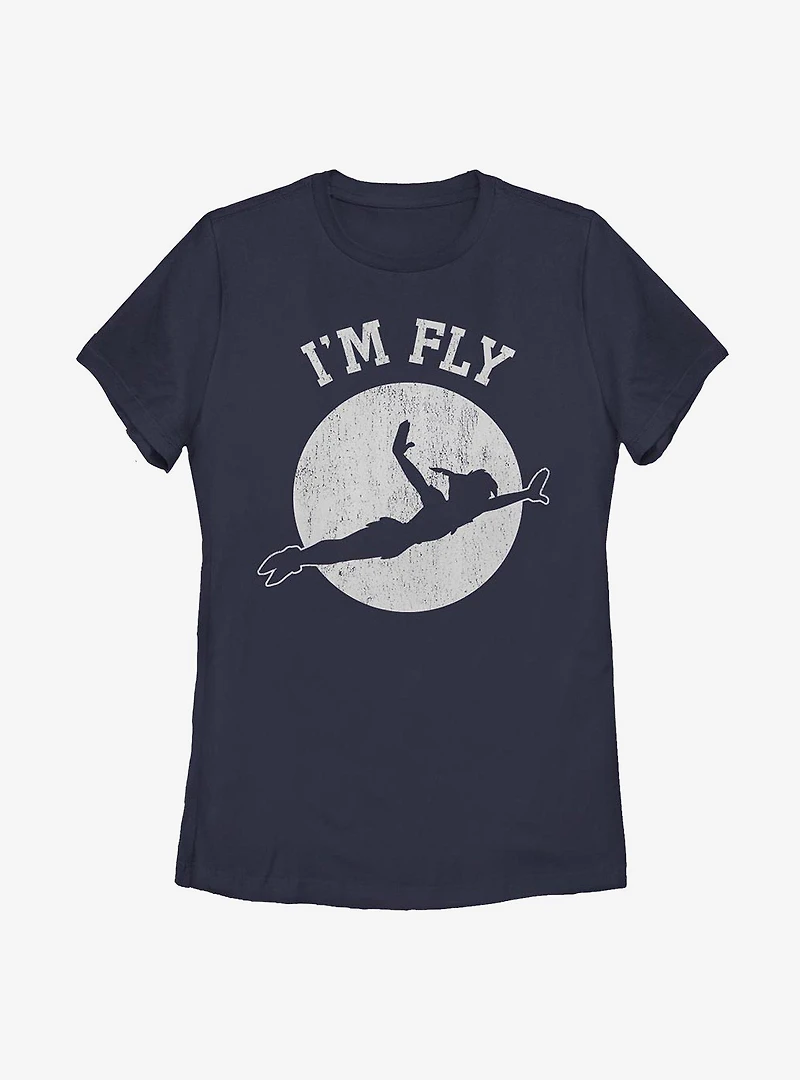 Disney Peter Pan Tinker Bell I'm Fly Womens T-Shirt