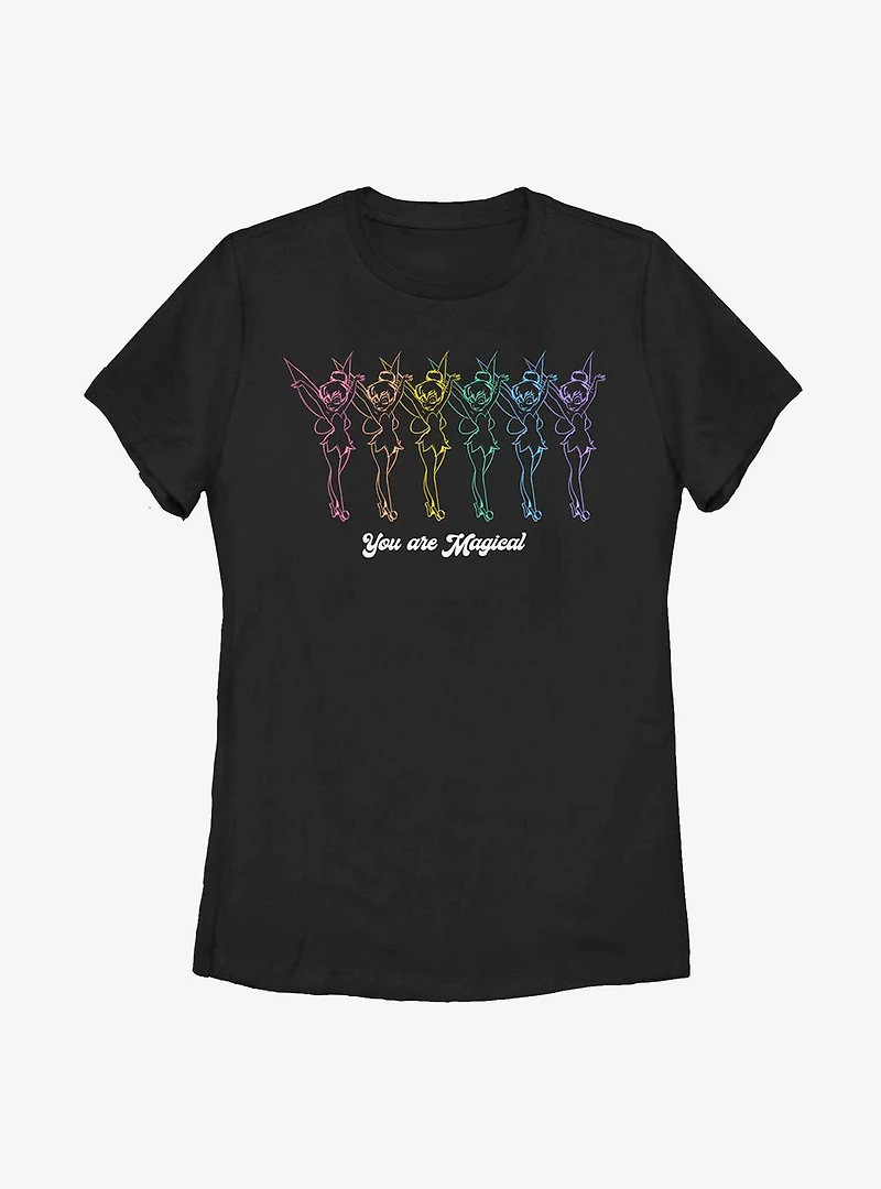 Disney Peter Pan Tinker Bell Magical Tink Womens T-Shirt
