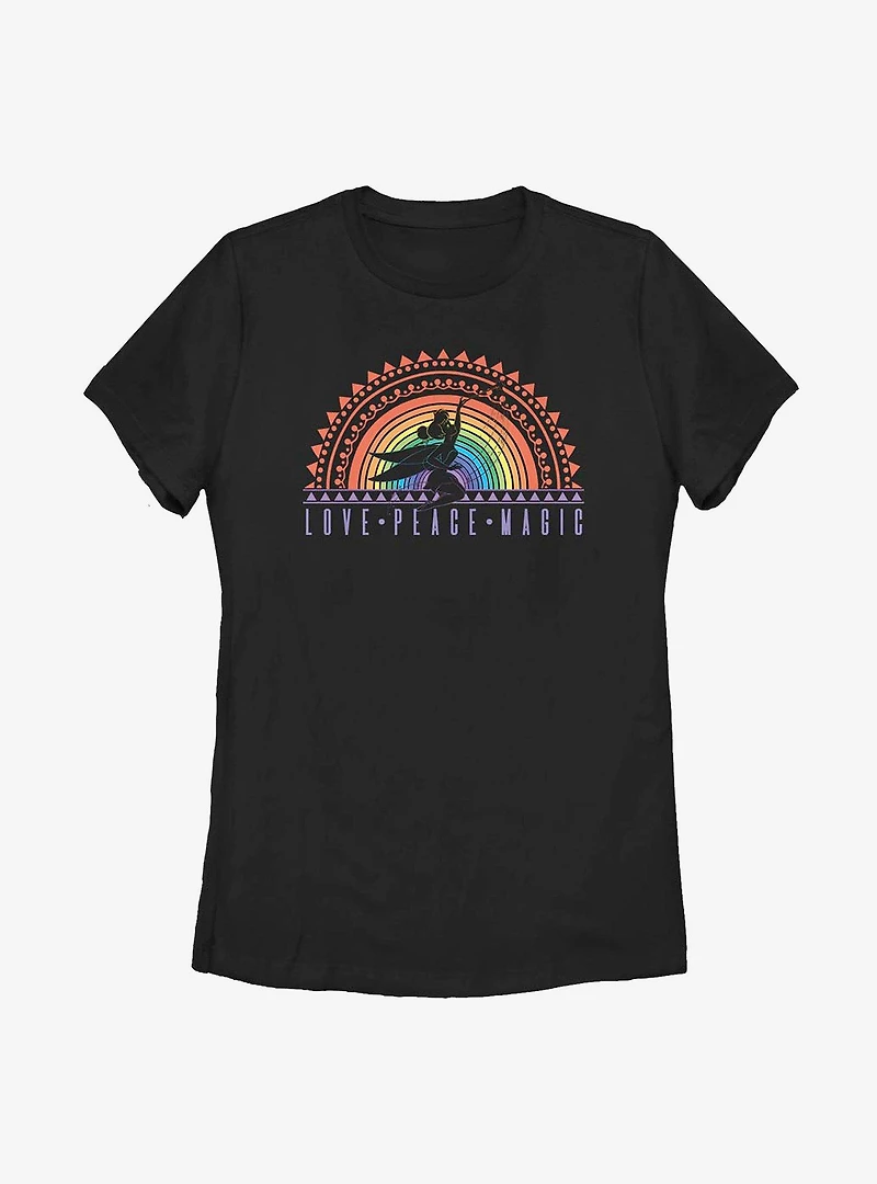 Disney Peter Pan Tinker Bell Rainbow Tink Womens T-Shirt