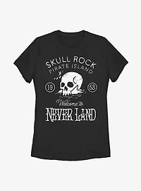 Disney Peter Pan Tinker Bell Welcome To Skullrock Womens T-Shirt