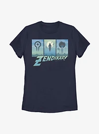 Magic: The Gathering Zendikar Triptych Womens T-Shirt
